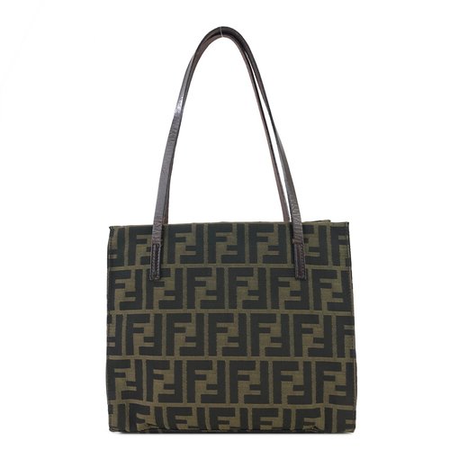 Fendi black best sale zucca bag