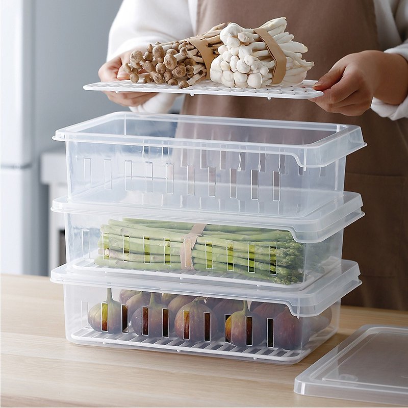 Japan&#39;s Frost Mountain Foldable Refrigerator Fresh / Vegetables and Fruits Refrigerated Freezer Preservation Box-3 Into