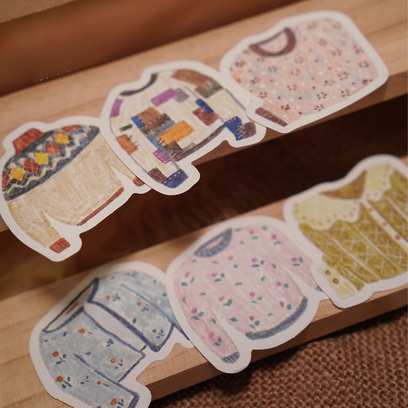 Special-shaped notes on each sweater - Sticky Notes & Notepads - Paper Multicolor