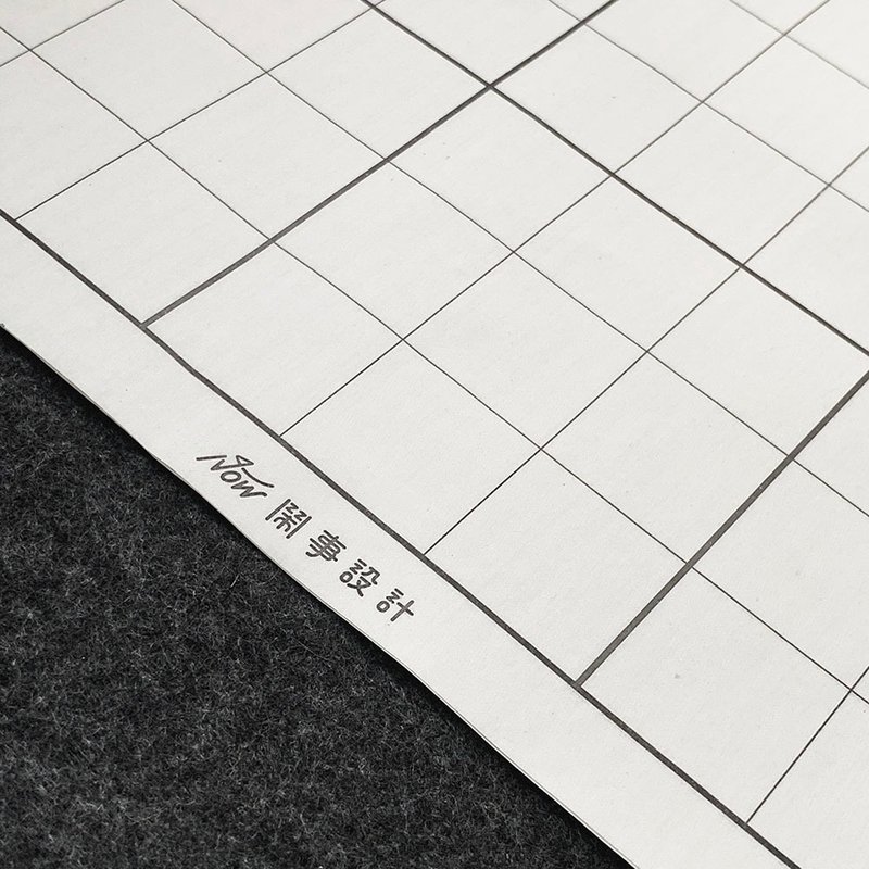 Black grid unedged paper - Other Writing Utensils - Paper White