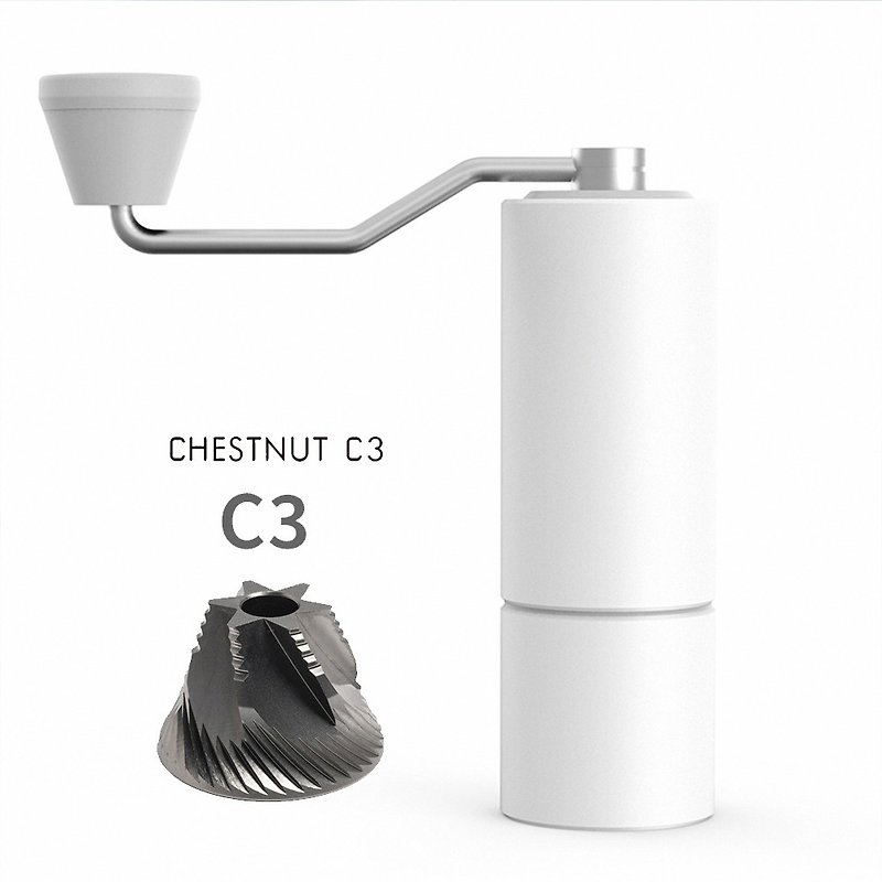 TIMEMORE Chestnut C3 Hand Grinder – Marble White - Coffee Pots & Accessories - Other Materials 