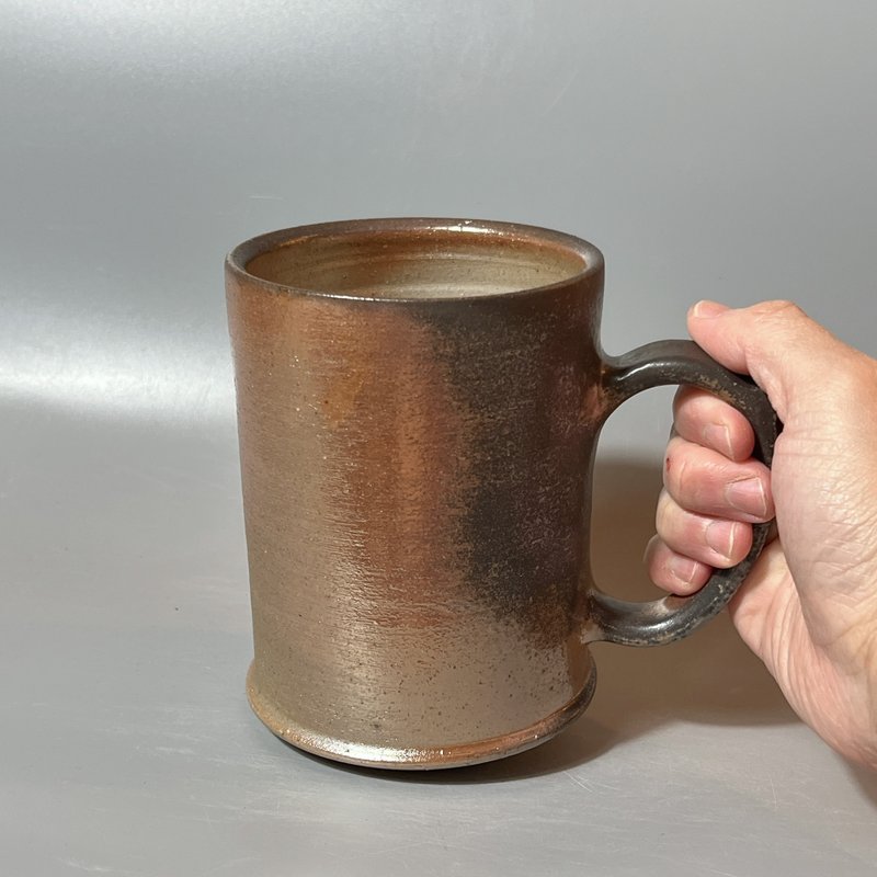 柴燒600cc超大馬克杯 / 啤酒杯 / 小平凡手作 - 茶壺/茶杯/茶具 - 陶 
