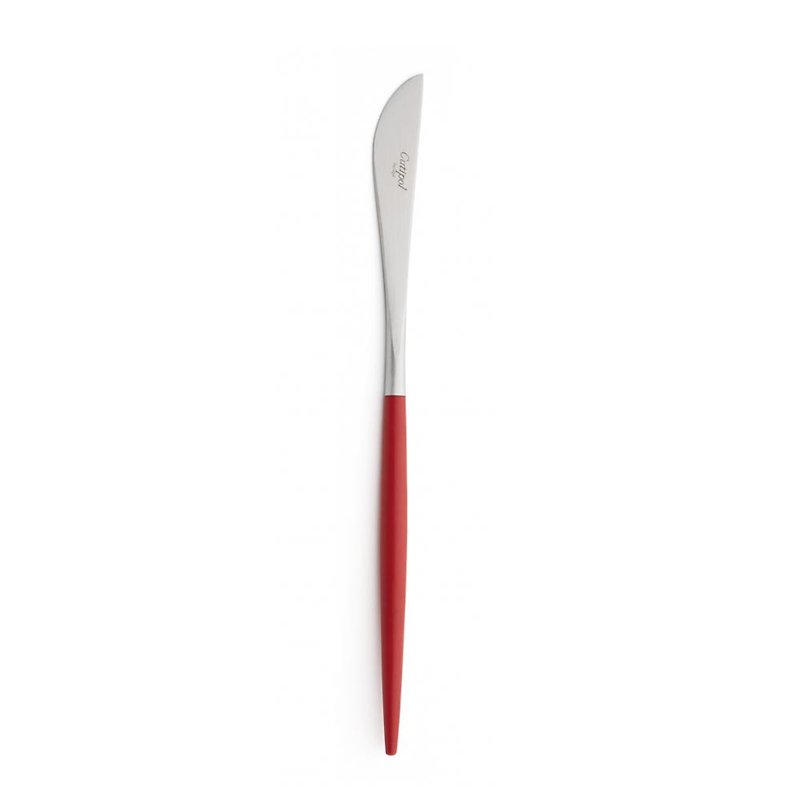 GOA RED MATTE TABLE KNIFE - Cutlery & Flatware - Stainless Steel Red