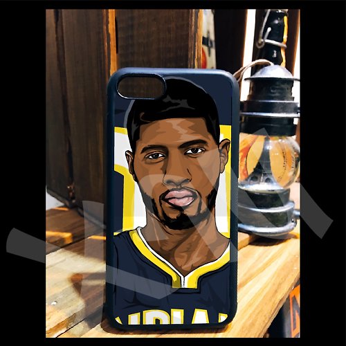 CHIC SHOP 插畫設計館 Paul George NBA 球星 手繪 客製 手機殼 iPhone 14 13 12 11 X