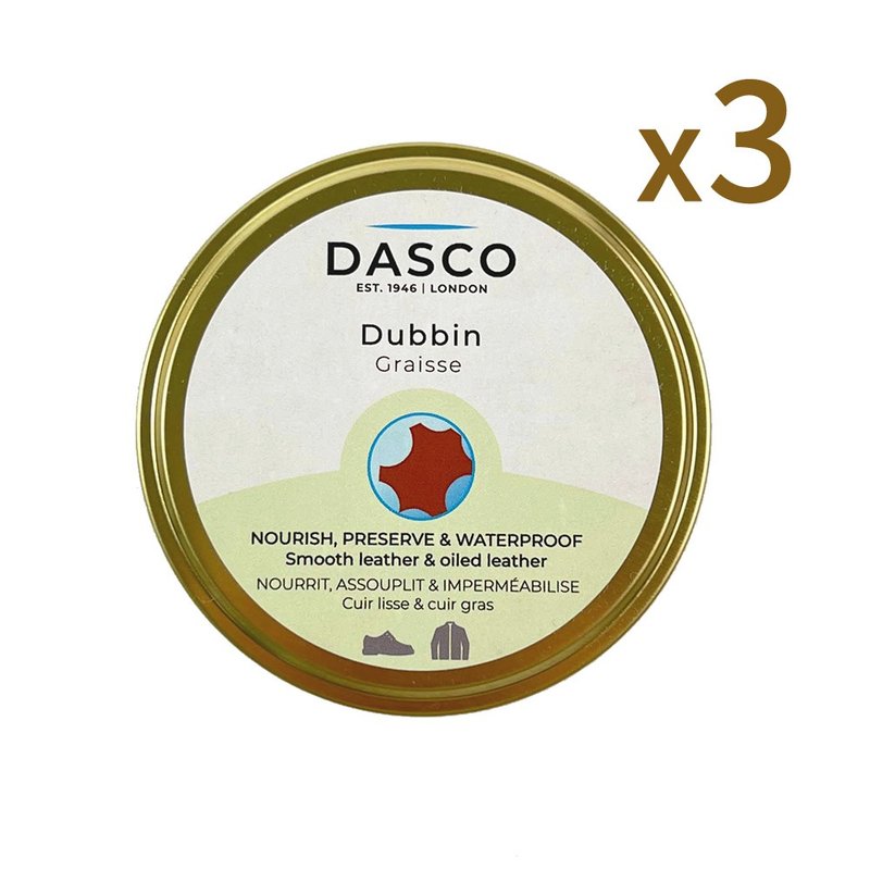 英国DASCO 3333 レザー防水ケアオイル 100ml 3個セット レザーケア レザーオイル - その他 - その他の素材 