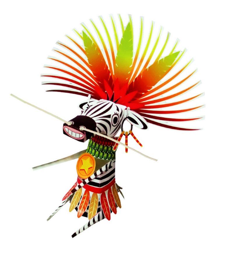 【好好生活系列】斑馬拉拉 手做卡 - 卡片/明信片 - 紙 