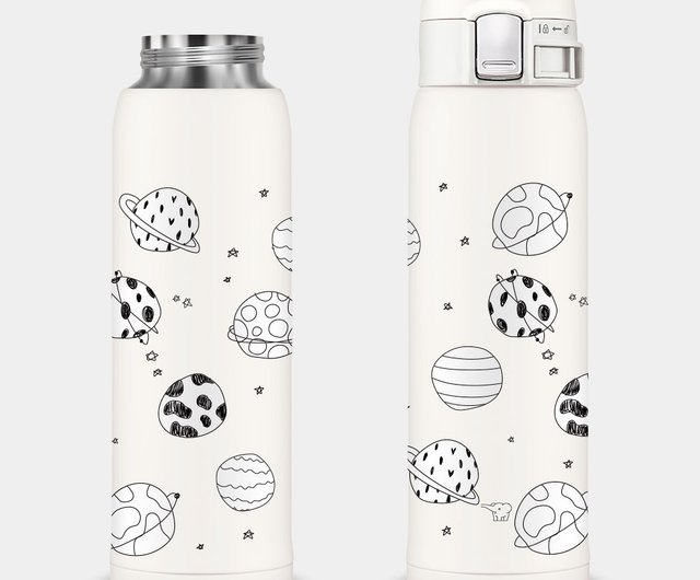 Hand-painted sense of the universe planet Zojirushi Stainless Steel thermos  cup thermos bottle accompanying cup PU031 - Shop PIXO.STYLE Vacuum Flasks -  Pinkoi