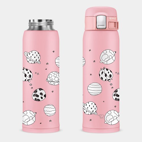Hand-painted sense of the universe planet Zojirushi Stainless Steel thermos  cup thermos bottle accompanying cup PU031 - Shop PIXO.STYLE Vacuum Flasks -  Pinkoi