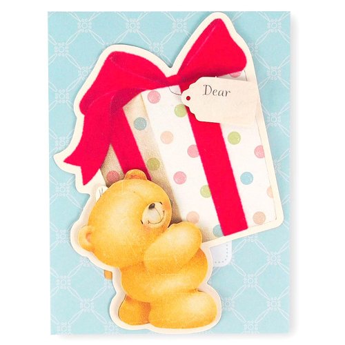 205剪刀石頭紙 你的禮物好重【Hallmark-ForeverFriends-立體卡片 生日祝福】