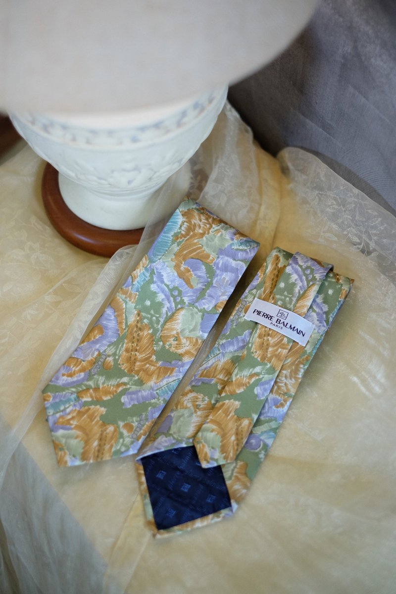 復古 Pierre Balmain 領帶 - 領帶/領帶夾 - 絲．絹 