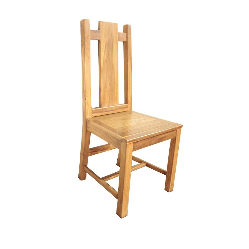 [Jidi City 100% teak furniture] RPCH002 teak log dining table and chairs - เก้าอี้โซฟา - ไม้ 