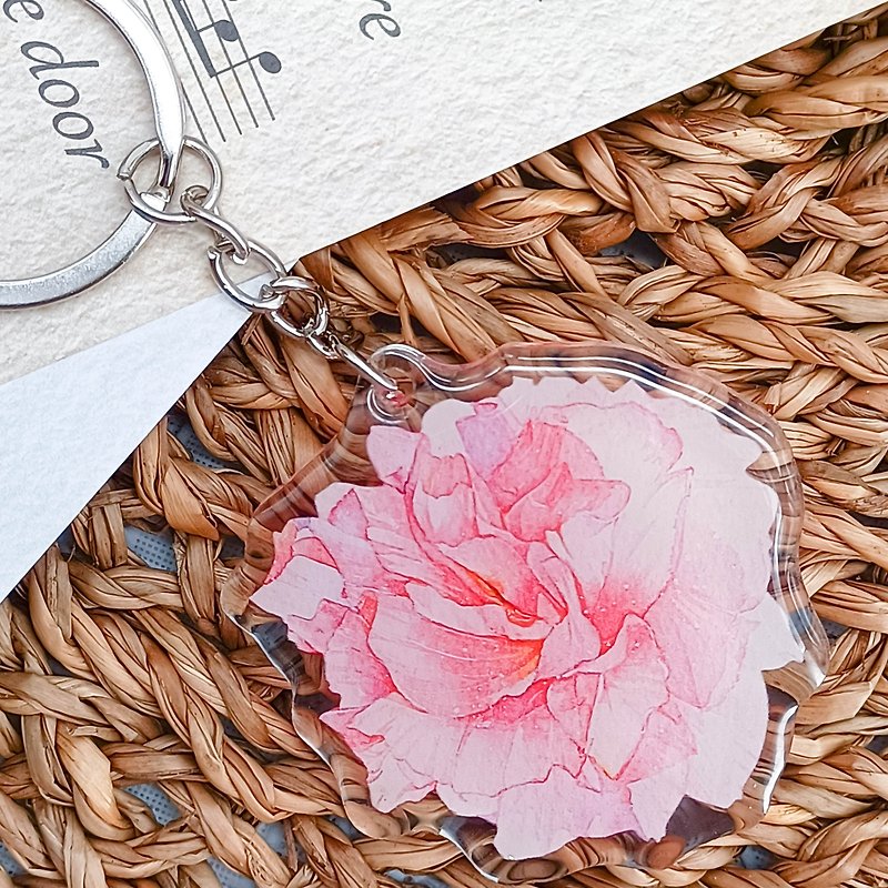 Cherry Blossom C/  stationery charm - Keychains - Plastic Multicolor