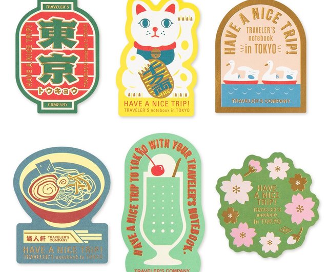 トラベラーズノート 東京限定ステッカーセット - ショップ