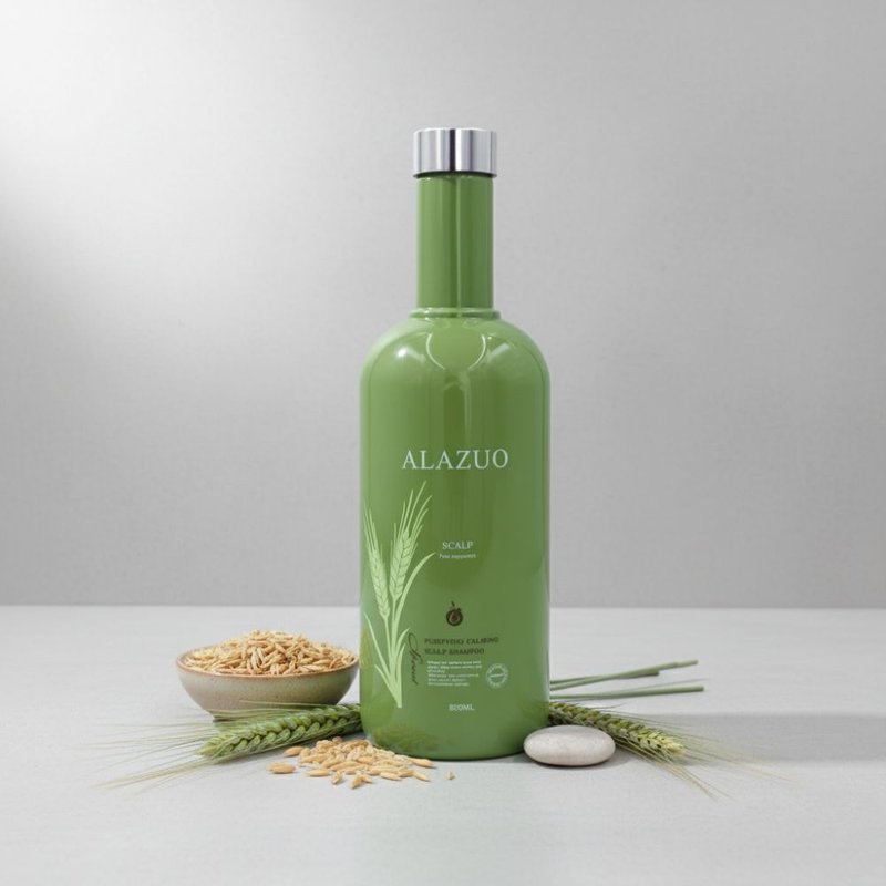 亞拉佐 ALAZUO 淨化舒緩清潔乳 - 洗頭水 - 其他材質 綠色