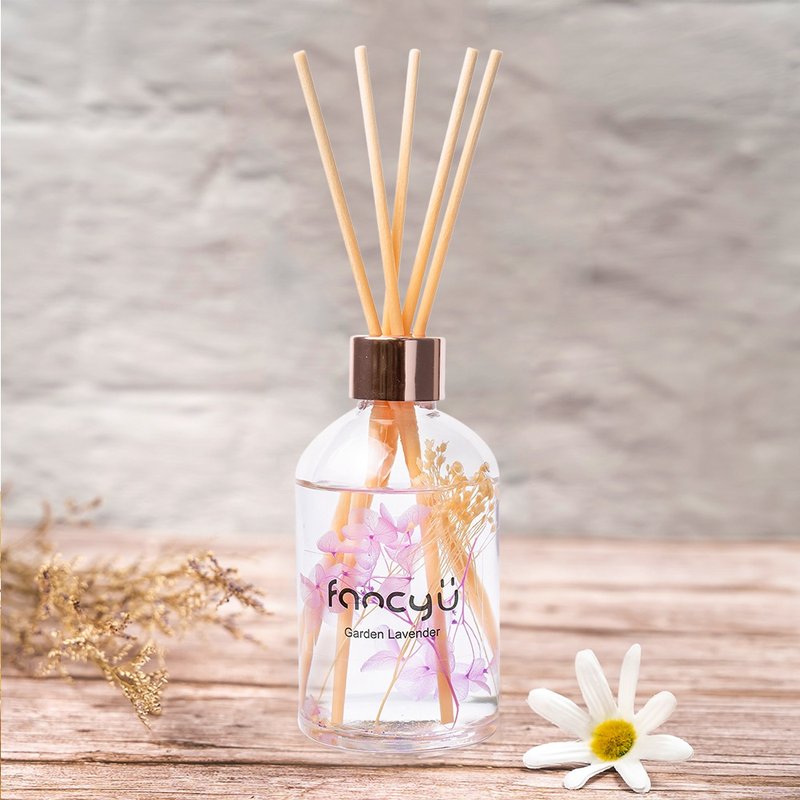 FANCY U Floating Flower Limited Diffuser Bottle-Garden Lavender 200ml - Fragrances - Essential Oils Multicolor