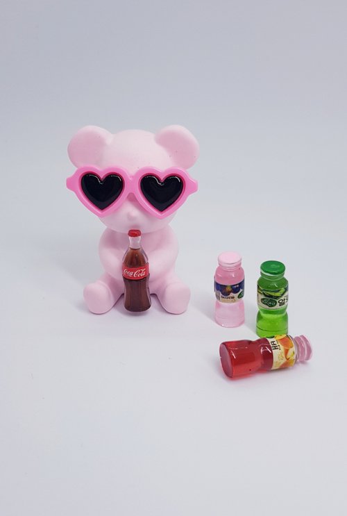Miss Feng | 花藝 | 飾品 x Accessories Design. 【特價】-眼鏡熊-飲料罐眼鏡隨機出不挑款