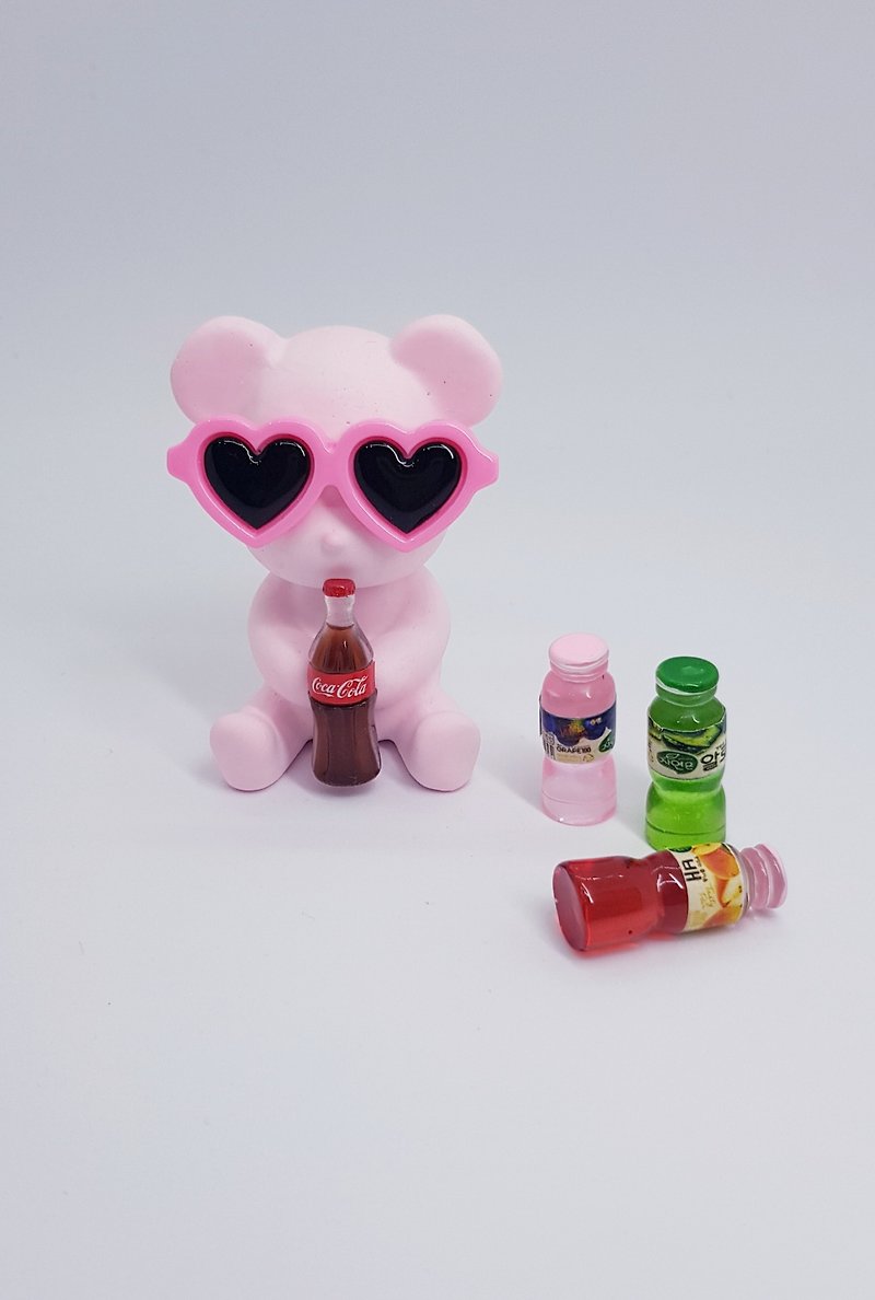[Special offer]-Spectacle Bear-Drink cans and glasses are randomly selected - Fragrances - Other Materials 