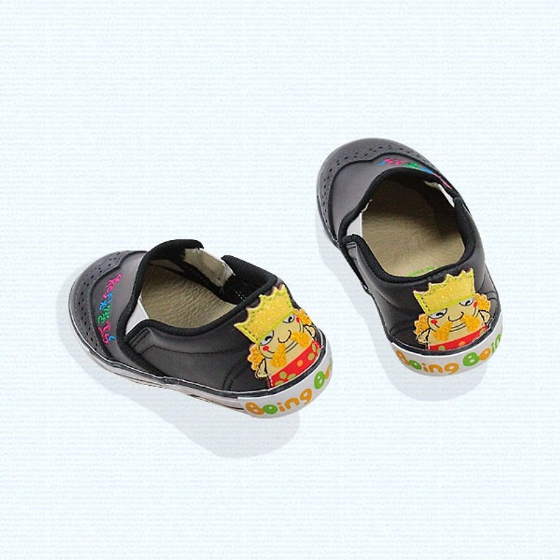 Oxford shoes color Black, the price includes only the shoes - Kids' Shoes - Faux Leather Gray