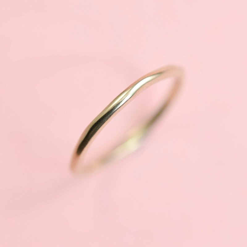 K14WG　Simple and Natural - 戒指 - 其他金屬 金色