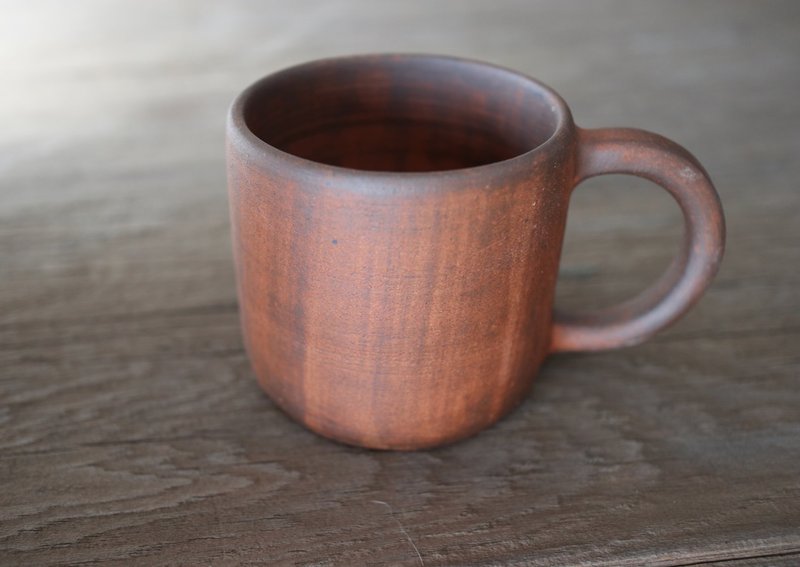 化妝土咖啡杯 - 咖啡杯/馬克杯 - 陶 橘色