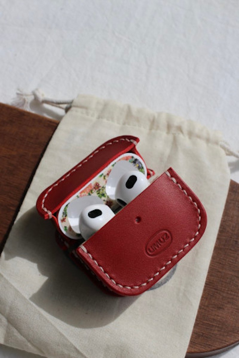 AirPods case - Headphones & Earbuds Storage - Genuine Leather Multicolor