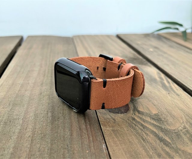 Leather iwatch bands online 44mm