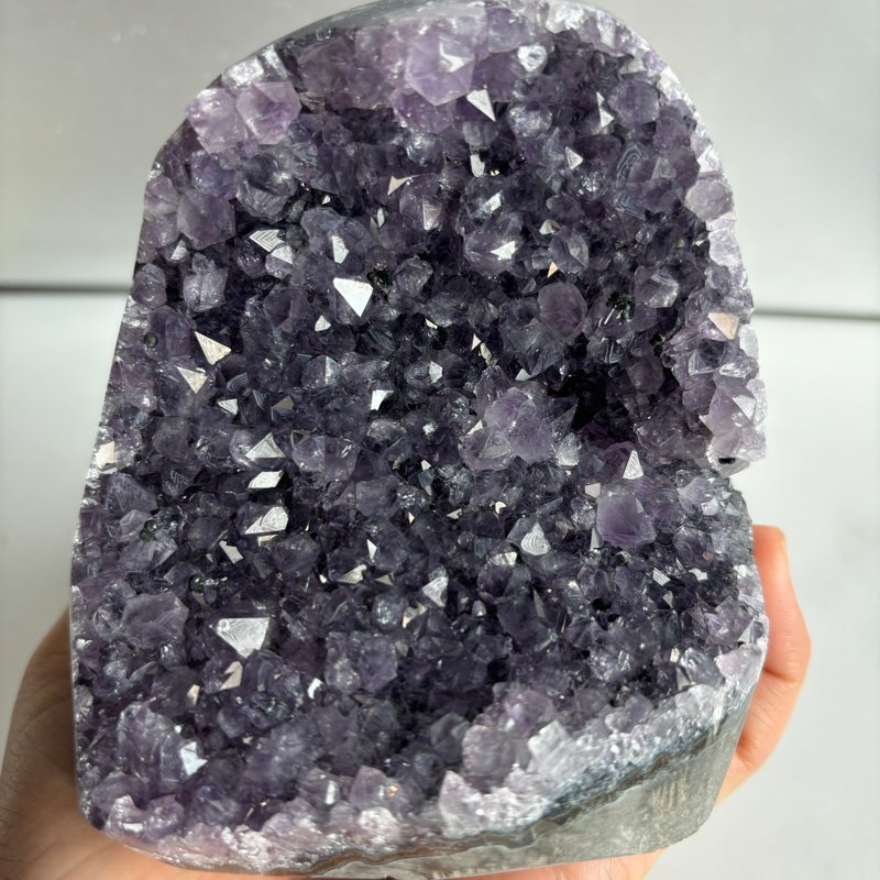 *十分罕見*上帝指紋*天然烏拉圭紫水晶 Natural Amethyst - 擺飾/家飾品 - 水晶 紫色