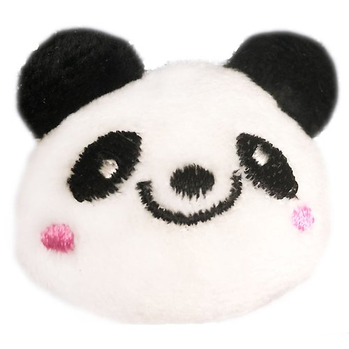 Cutie Bella 美好生活精品館 熊貓髮夾 全包布手工髮飾 Panda