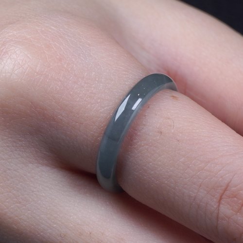 瓔珞珠寶盒 E.L.Jewelry Box 冰烏雞翡翠戒指吊墜 | 天然緬甸A貨翡翠 | 送禮
