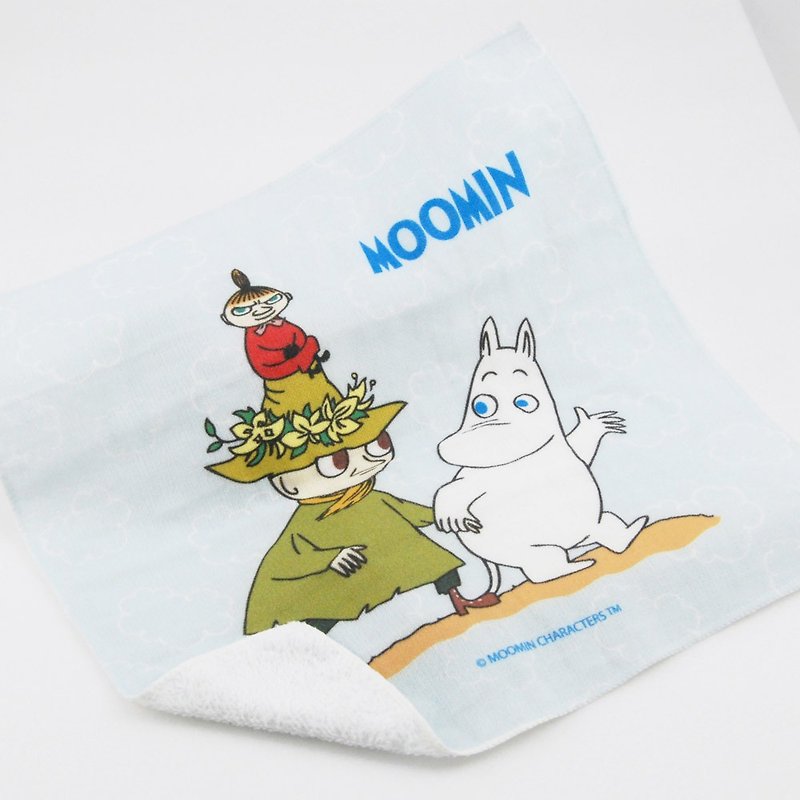 Moomin嚕嚕米授權：【Let's Go】-柔棉小方巾(280g) - 毛巾/浴巾 - 棉．麻 多色