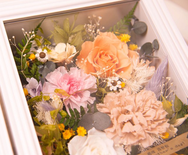 Facing the morning light x non-withering dried flower transparent flower  frame - Shop sumi-road Picture Frames - Pinkoi