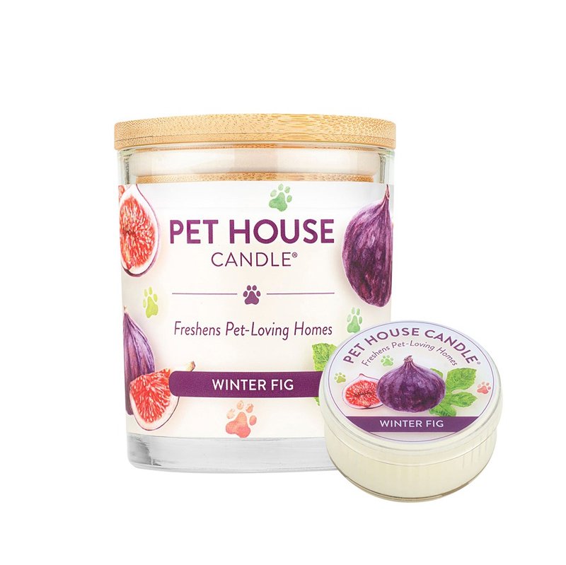 American PET HOUSE Indoor Deodorizing Pet Fragrance Candle-Winter Fig - Candles & Candle Holders - Wax 