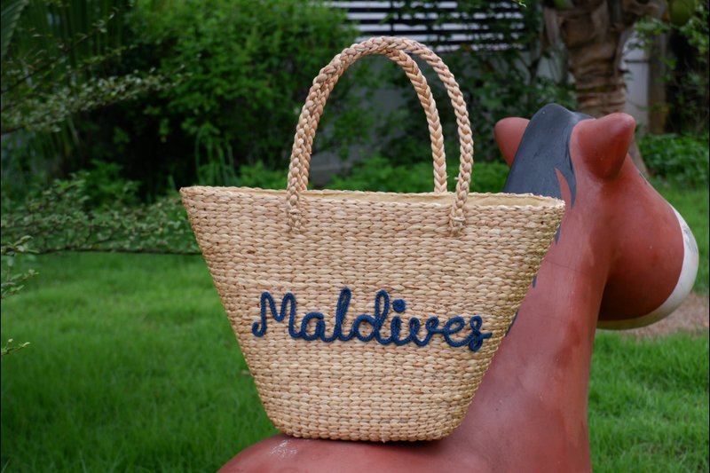 Woven bag, water hyacinth woven bag, marine bag 大容量沙灘包手提包 - 手提包/手提袋 - 植物．花 