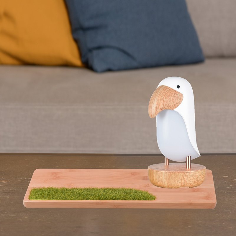 【超值福袋】草竹置物盤Toucan Bird大嘴鳥呼吸氣氛燈小夜燈 - 燈具/燈飾 - 其他材質 多色