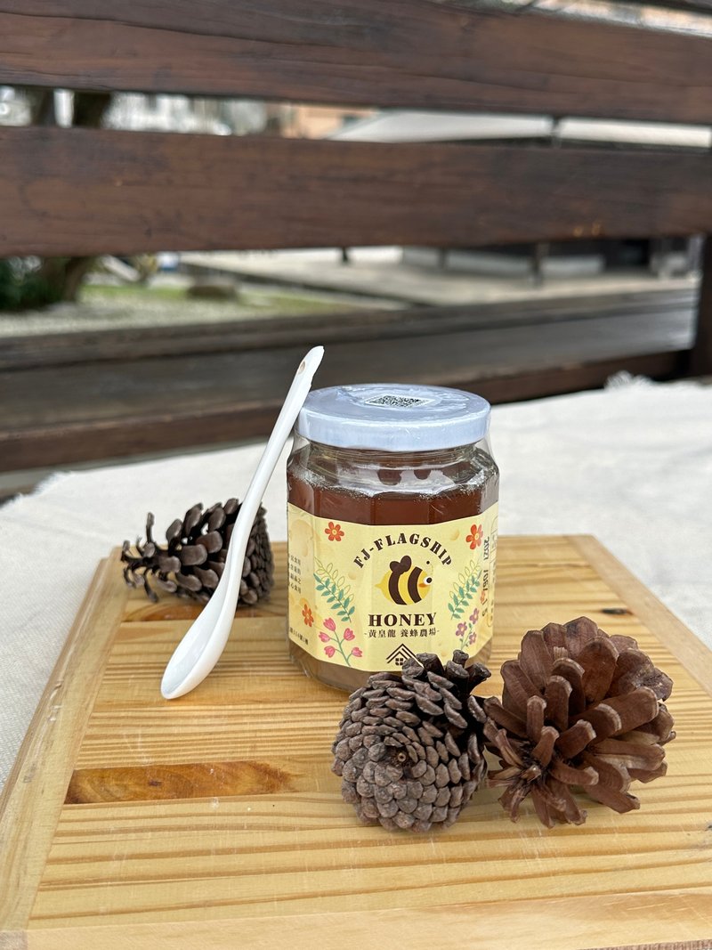 【棋建壂 HONEY】100%純天然森林野花蜜 野花蜜紅淡蜜 300g - 蜂蜜/黑糖 - 其他材質 橘色