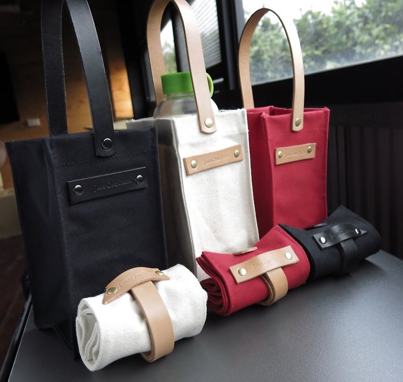 5 Promotion Zone_Waterproof leather sail carry belt, bag beverage bag can hold drinks, mobile phone, wallet lightweight go out to get a bag - Beverage Holders & Bags - Other Materials Multicolor