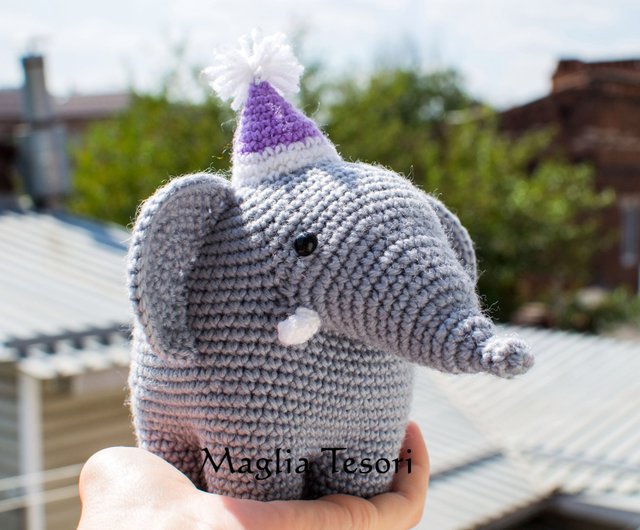 Handmade popular Crochet Elephant