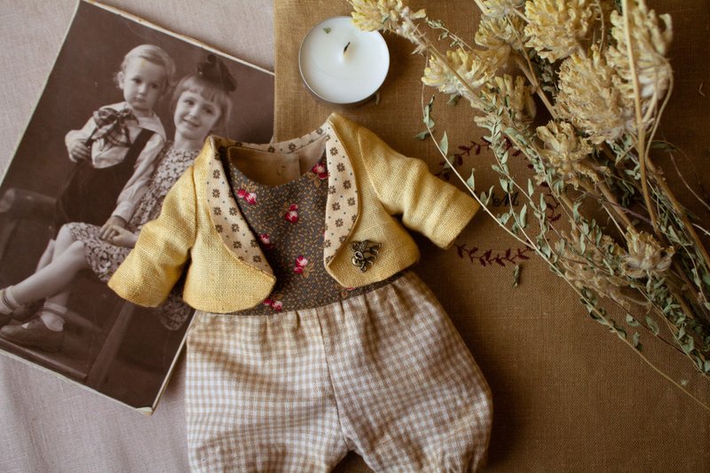 24 cm Teddy bear clothes pattern pdf on English - 手工藝教學/工具書 - 其他材質 