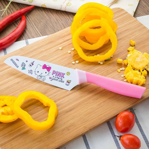 Out-of-print spot Sanrio authorized Pinkholic knife set-chef's