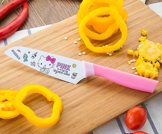 Hello Kitty Stainless Steel Chef Knife & Fruit Vegetable Knife