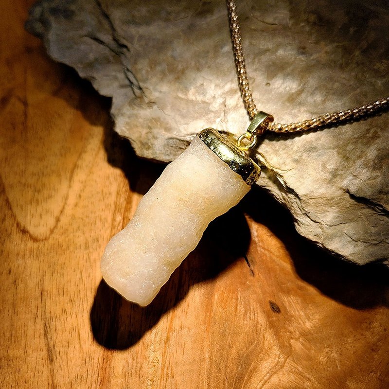 霧光晶柱 | 靈擺項鍊 | 石英柱 | 一品一拍 | - 項鍊 - 水晶 