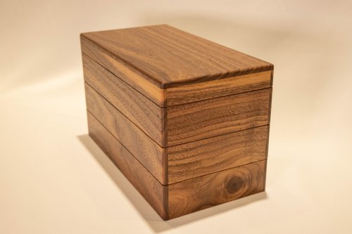 Just Wood 非木不可 【非木不可】胡桃三層收納盒丨可雷雕 可客製