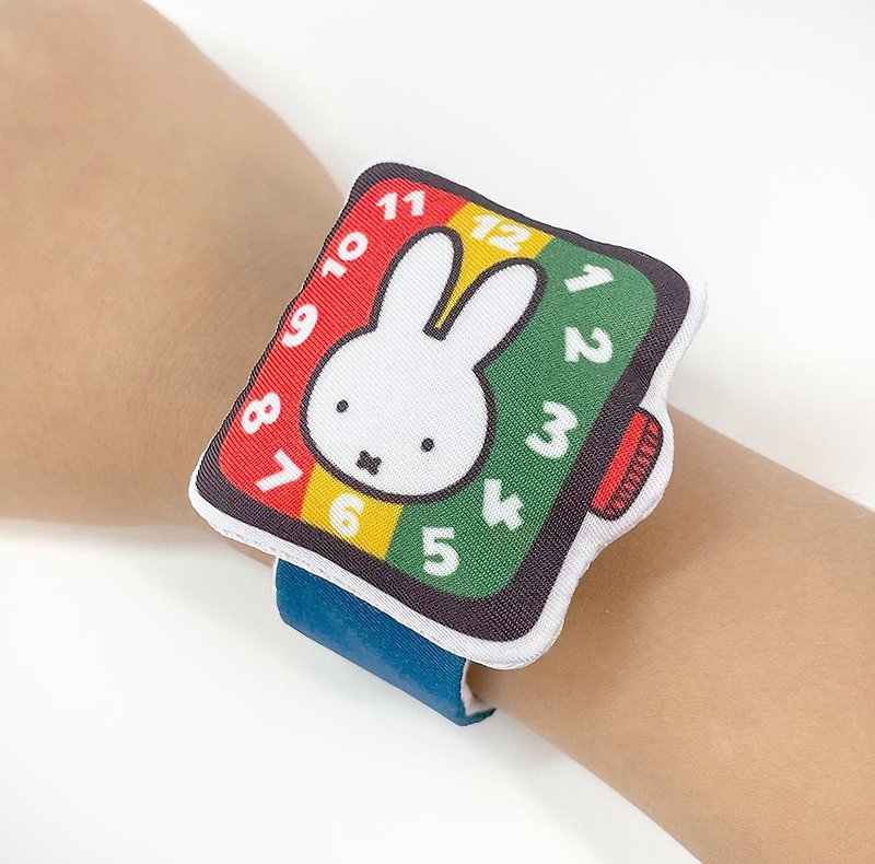 miffy x Rabbit Mint Baby 我的第一隻布手錶(MF003) - 嬰兒手鍊/飾品 - 棉．麻 藍色