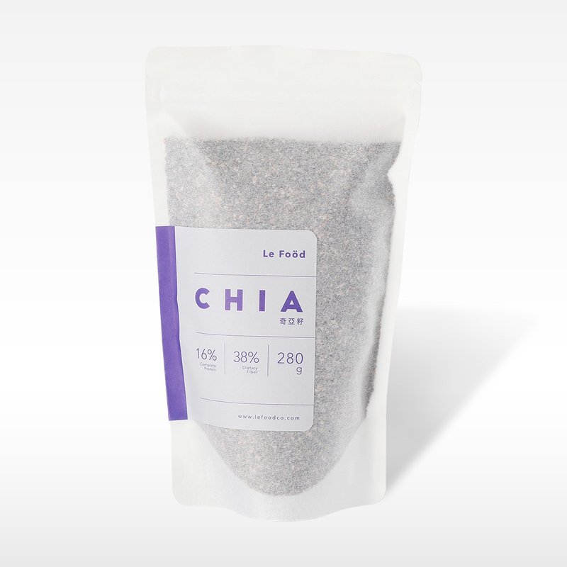 Happy belly chia seeds - อาหารเสริมและผลิตภัณฑ์สุขภาพ - วัสดุอื่นๆ สีม่วง