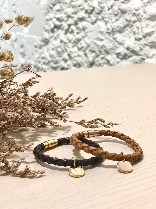 カスタマイズされた、革、革織りブレスレット、厚いスタイル、個性