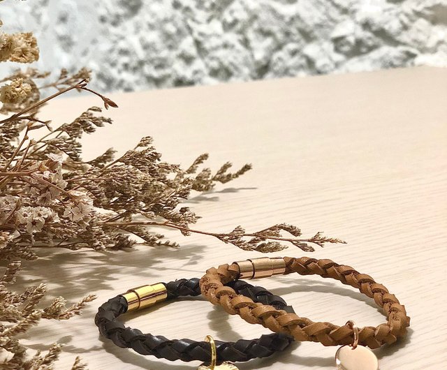 カスタマイズされた、革、革織りブレスレット、厚いスタイル、個性