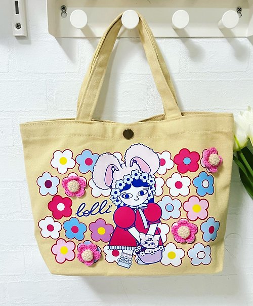 lolli flower lover pattern handbag
