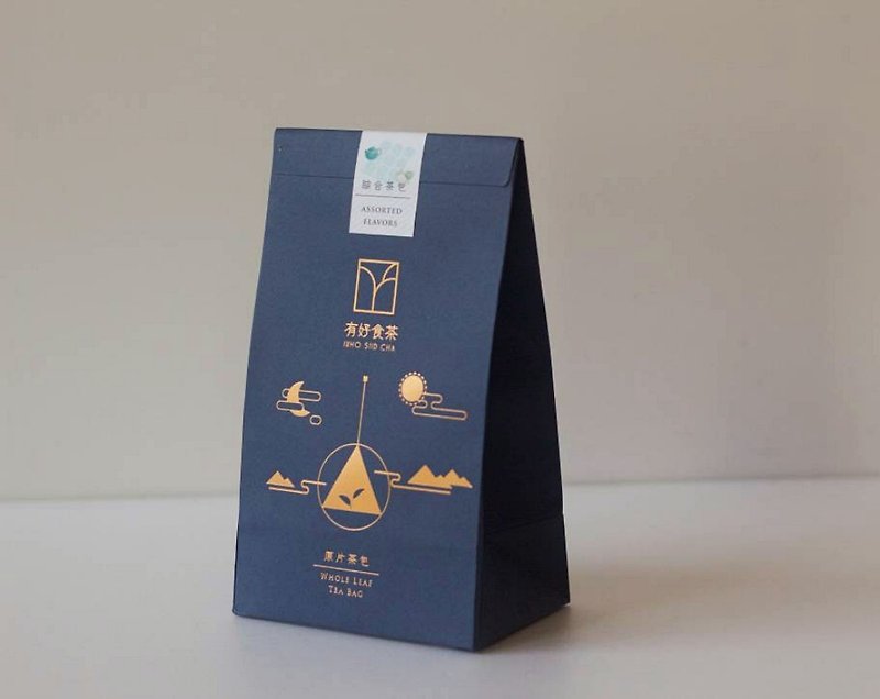 [Original leaf tea bag] Comprehensive tea bag/experience combination (8 kinds of flavors can be matched freely) 12 pieces - ชา - อาหารสด ขาว