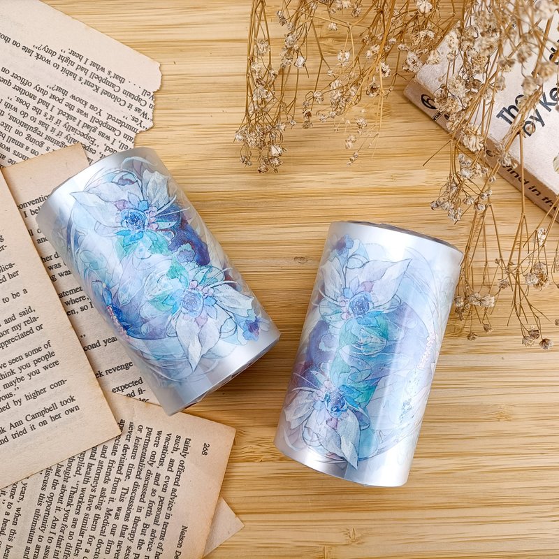 NO.017 藍調 Blues / 紙膠帶 Masking Tape - 紙膠帶/和紙/PET - 塑膠 多色