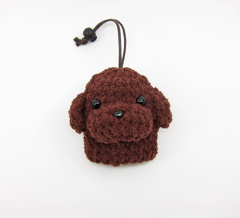 Poodle Dog (Small)-Key Case-Key Case - Keychains - Other Man-Made Fibers Brown